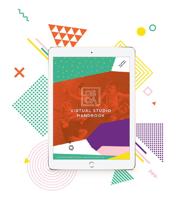 Dance Studio Virtual Handbook Floating_Ipad Mockup